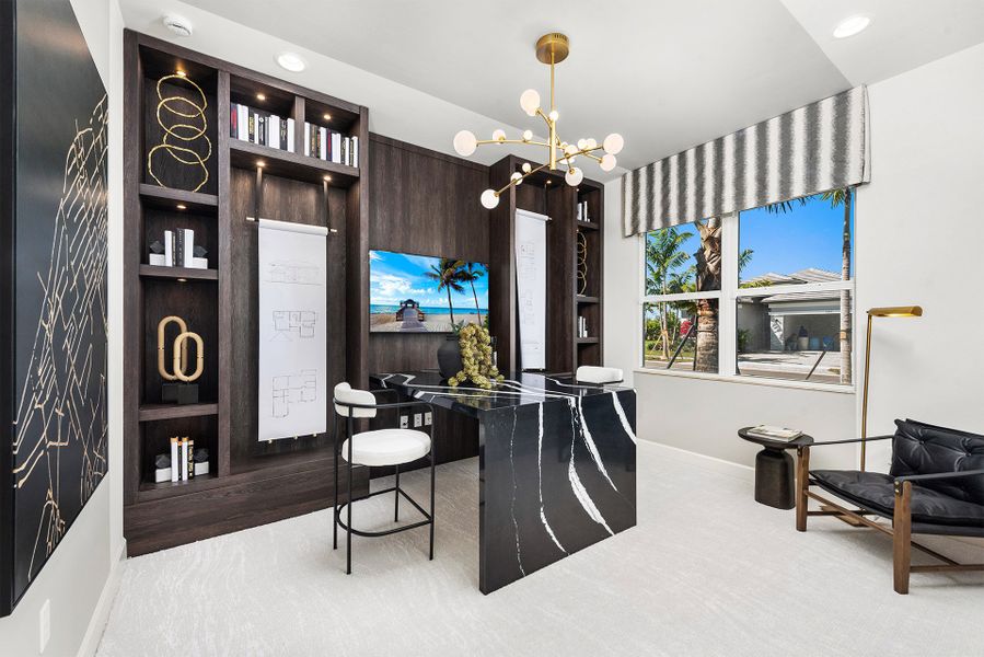 Representative furnished interior of a home built from the Solstice by GL Homes in Valencia Sky (55+), Naples (Image 11).