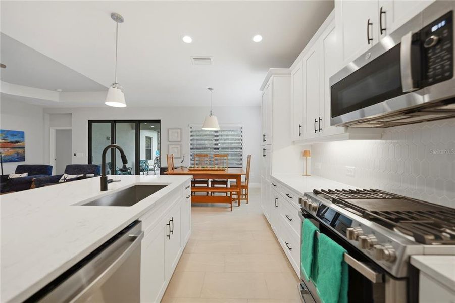Furnished interior view inside a new home in , Englewood (Image 11).