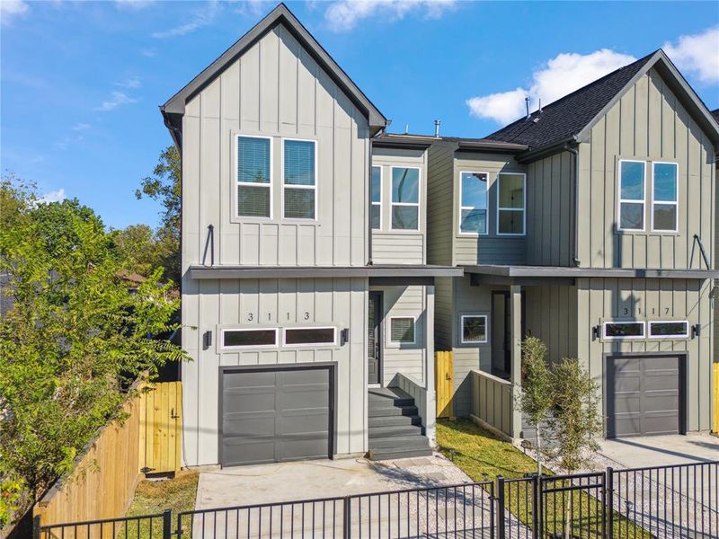 3113 is the model unit as these homes comes with automatic driveway gates and also a spacious driveway that allows extra parking to accomodate tandem garage.