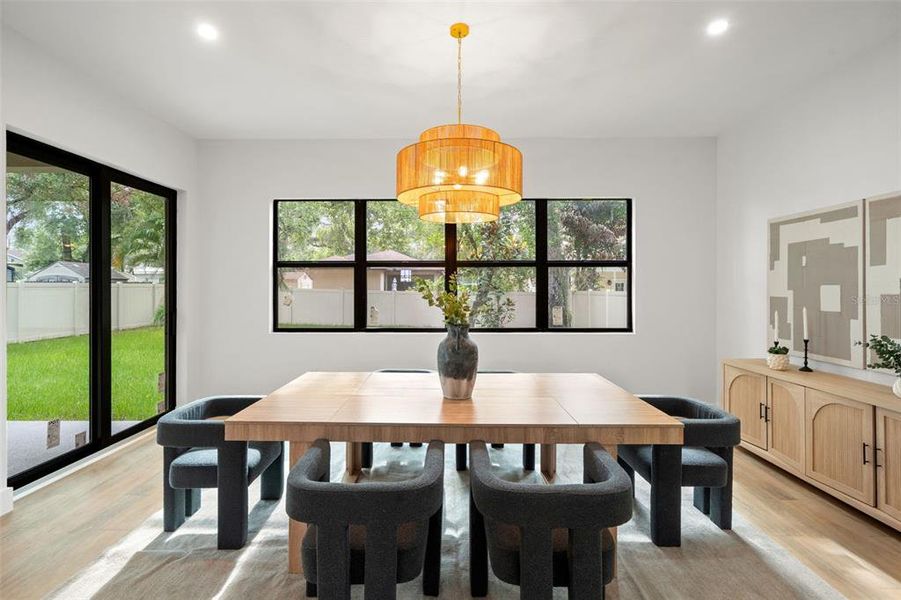 Furnished interior view inside a new home in , Tampa (Image 42).