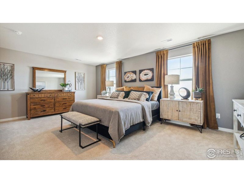 Furnished interior view inside a new home in Vista Meadows, Fort Lupton (Image 14).