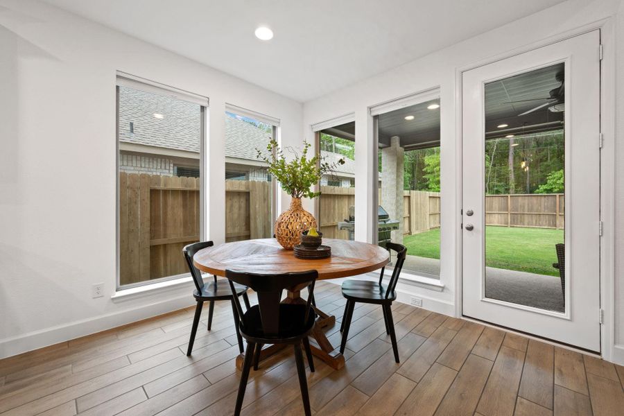 Furnished interior view inside a new home in The Highlands, Porter (Image 12).