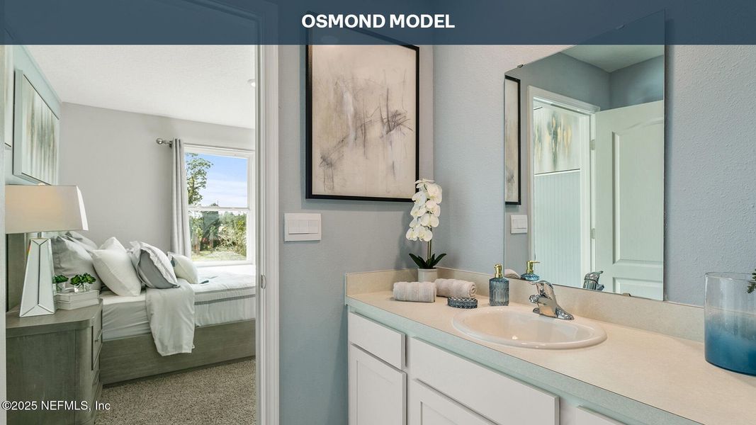 Furnished interior view inside a new home in Stokes Landing, St. Augustine (Image 5).