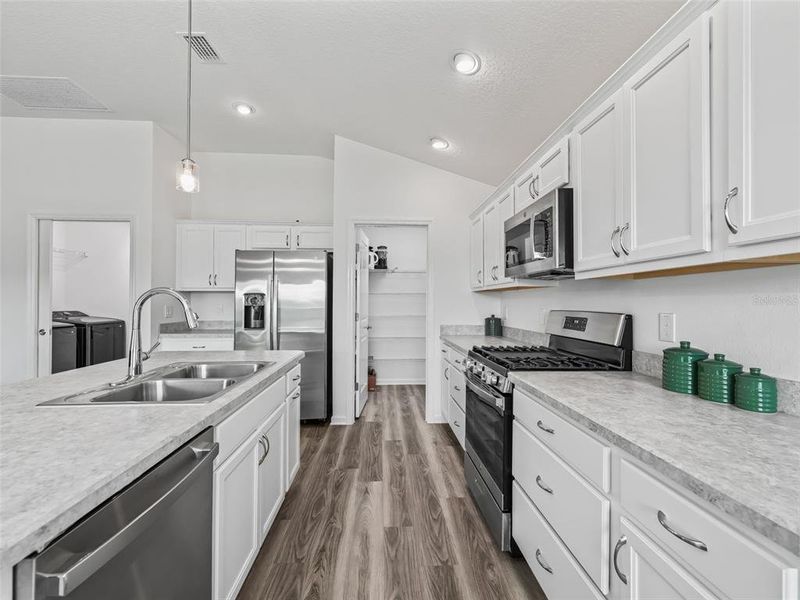 Furnished interior view inside a new home in , The Villages (Image 7).