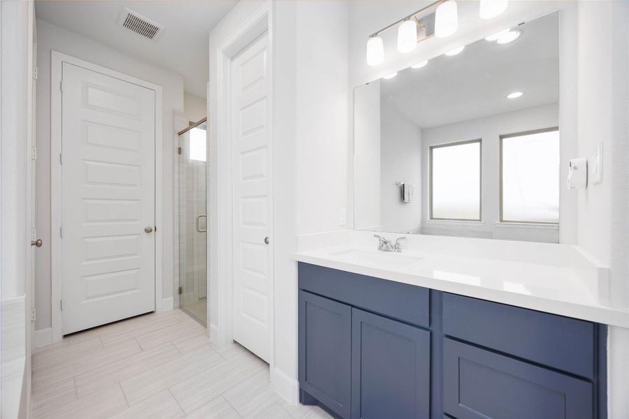 Furnished interior view inside a new home in Marvida 55' - Gated, Cypress (Image 6).