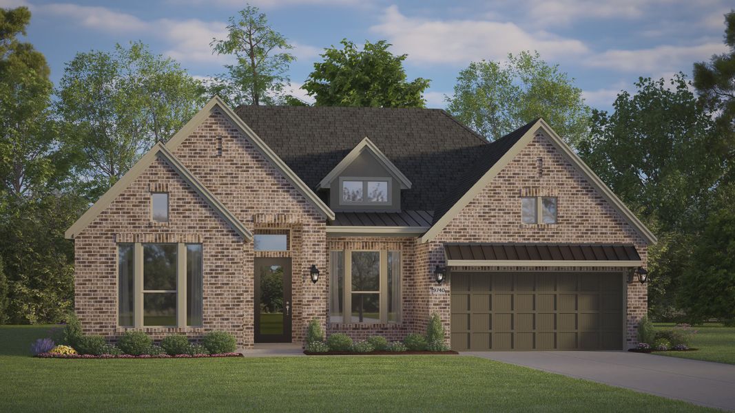 Representative exterior photo of a completed home built from the Malibu by Chesmar Homes in Briarley, Montgomery, TX (Image 11). Representative exterior photo of a completed home built from the Malibu by Chesmar Homes in Briarley, Montgomery, TX (Image 11).