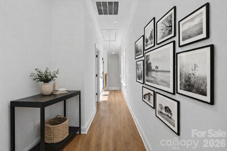 Split-Bedroom Hallway Layout | Virtually Staged
