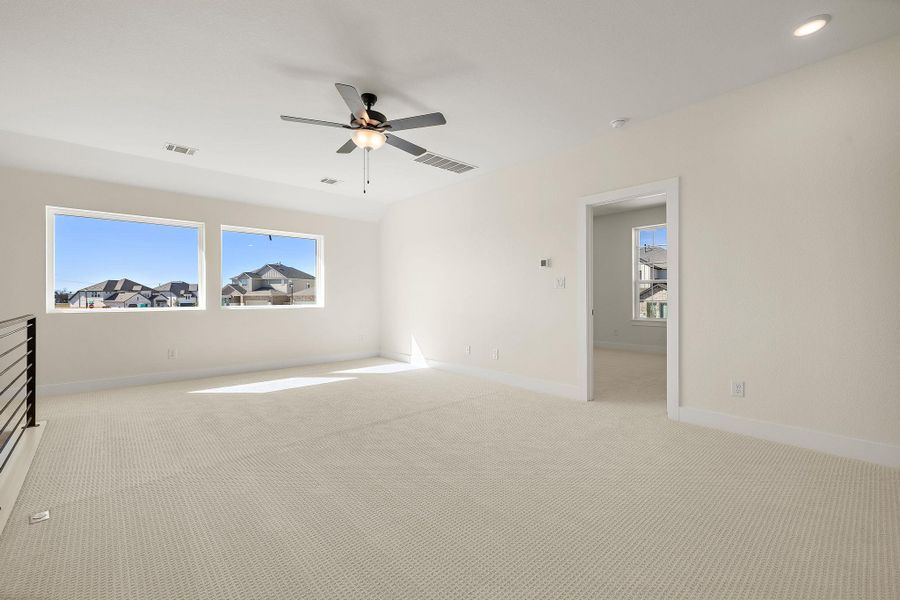 Spacious, unfurnished interior of a new home in Blackhawk in Pflugerville, Pflugerville (Image 30).