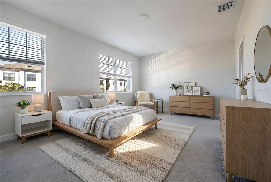 Furnished interior view inside a new home in , Winter Garden (Image 15). Furnished interior view inside a new home in , Winter Garden (Image 15).