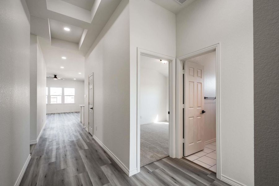 Split floor plan