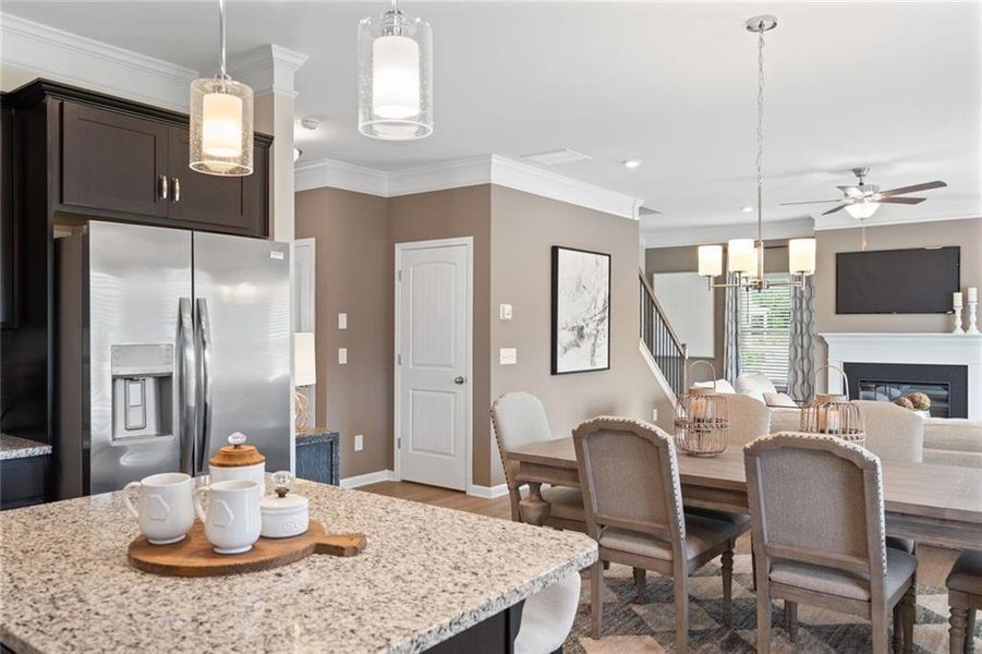 Furnished interior view inside a new home in Evergreen at Lakeside, Temple (Image 12). Furnished interior view inside a new home in Evergreen at Lakeside, Temple (Image 12).