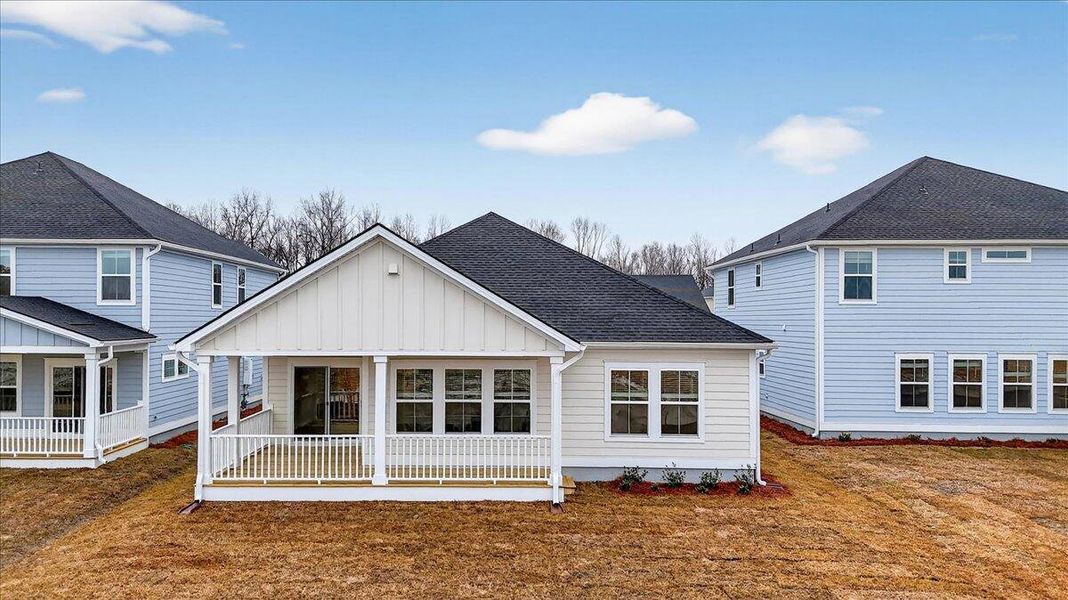 Exterior details and patio area of a home in , Summerville (Image 3).