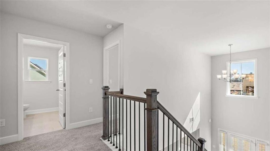 Spacious, unfurnished interior of a new home in Evergreen Crossing, Locust Grove (Image 16). Spacious, unfurnished interior of a new home in Evergreen Crossing, Locust Grove (Image 16).