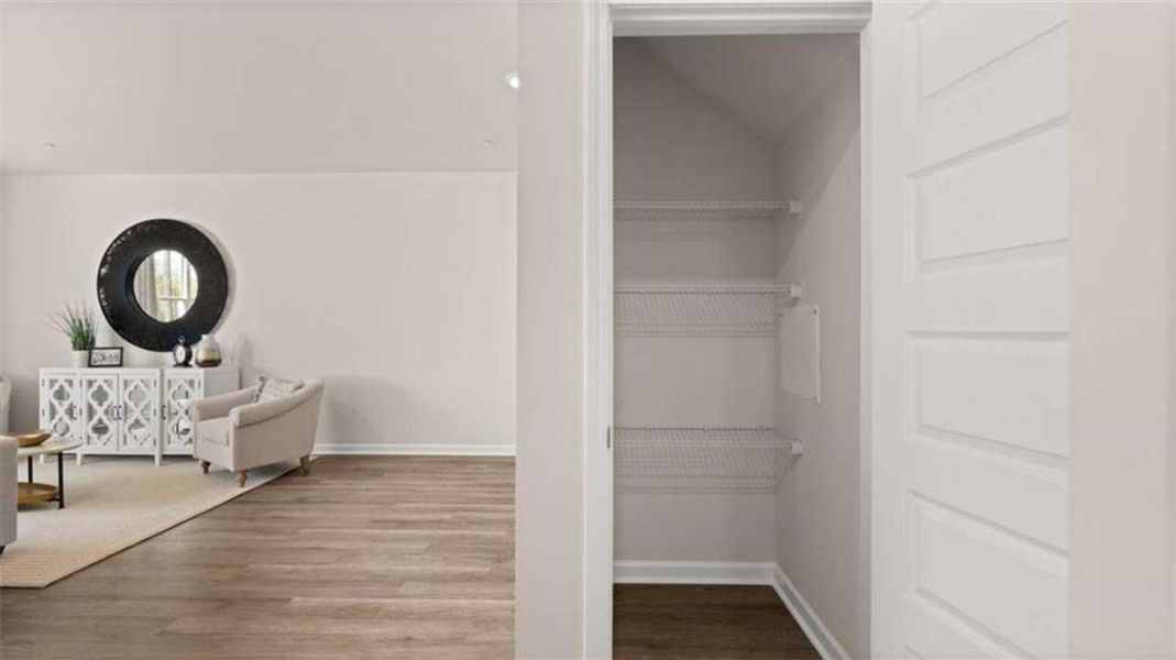 Furnished interior view inside a new home in Echo Glen, Stockbridge (Image 16). Furnished interior view inside a new home in Echo Glen, Stockbridge (Image 16).