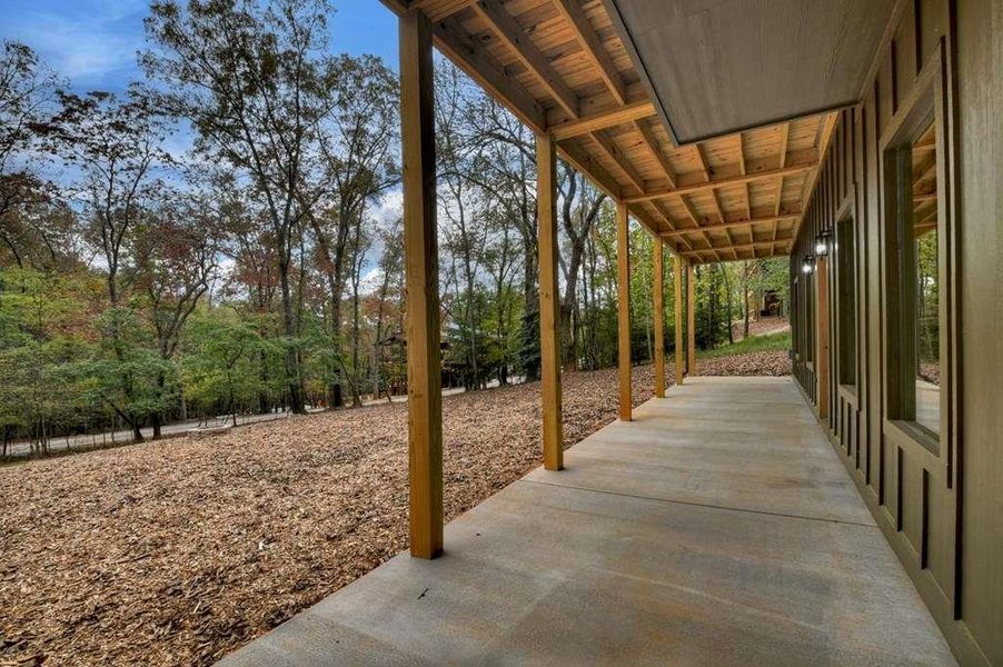 Exterior details and patio area of a home in , Blue Ridge (Image 18).