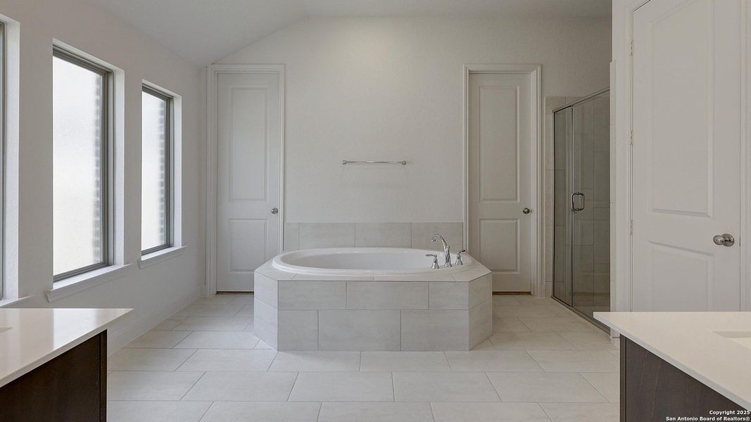 Furnished interior view inside a new home in Kallison Ranch 50', San Antonio (Image 19).