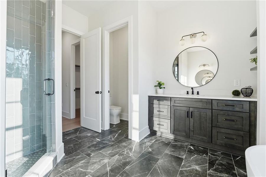 Furnished interior view inside a new home in , Rydal (Image 15).