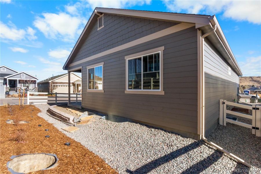 Exterior details and patio area of a home in , Castle Rock (Image 27).