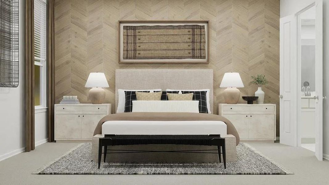 Furnished interior view inside a new home in Cotton Brook, Hutto (Image 7).