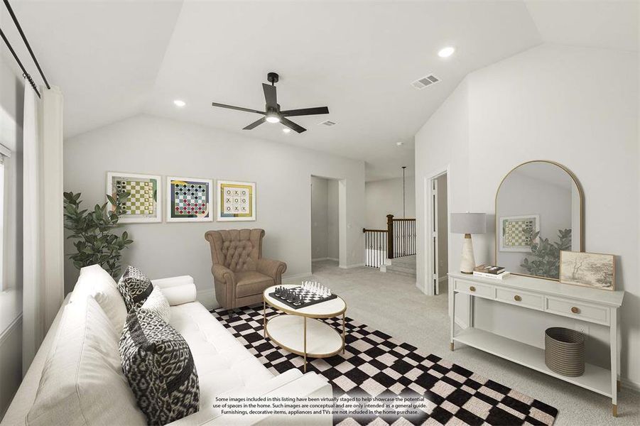 Furnished interior view inside a new home in Legacy Ranch Classic 60, Melissa (Image 15). Furnished interior view inside a new home in Legacy Ranch Classic 60, Melissa (Image 15).