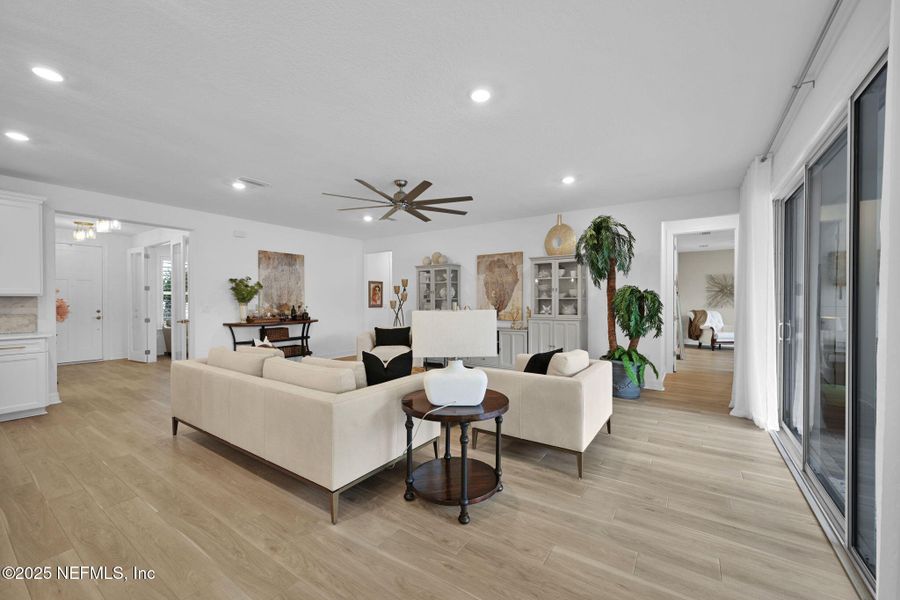 Furnished interior view inside a new home in , Jacksonville (Image 12). Furnished interior view inside a new home in , Jacksonville (Image 12).