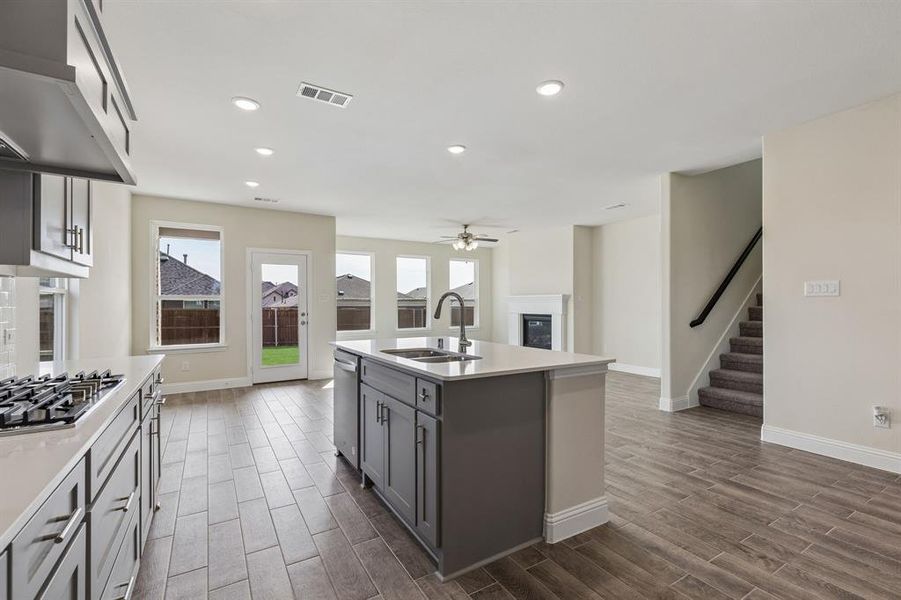 Furnished interior view inside a new home in AnaCapri, Anna (Image 5).