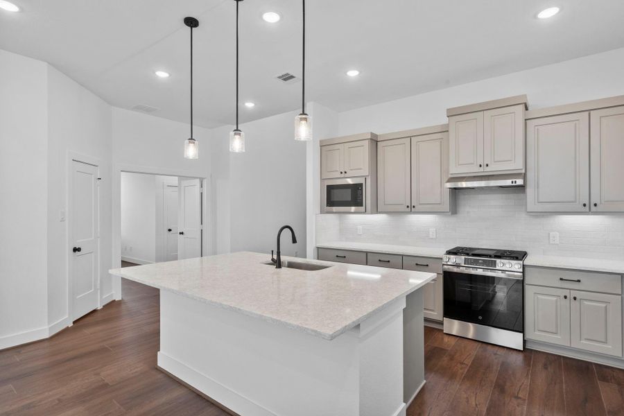 Furnished interior view inside a new home in Artavia, Conroe (Image 5).