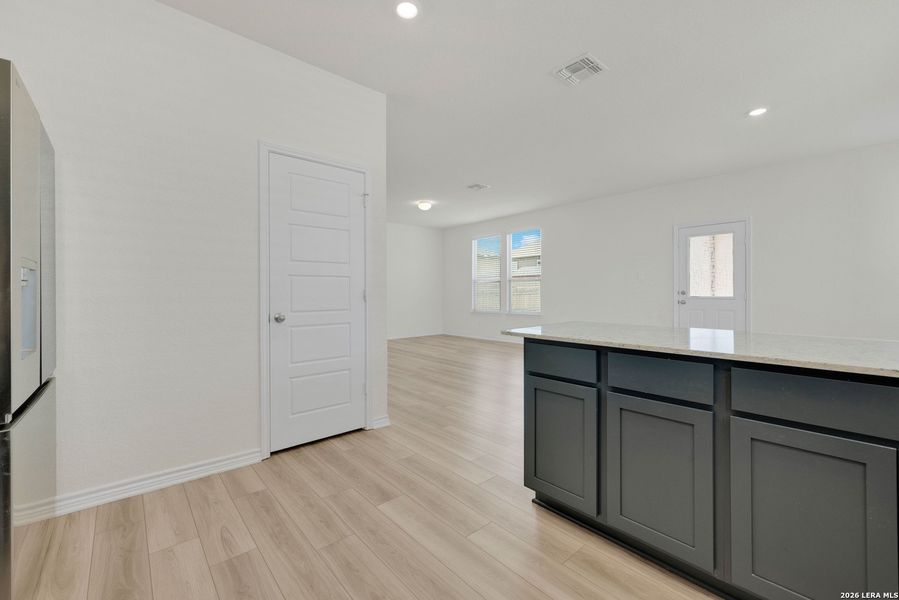 Furnished interior view inside a new home in , Converse (Image 7).