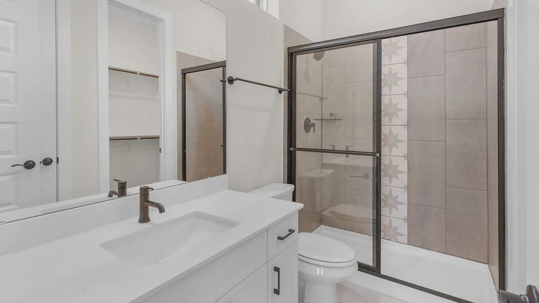 Furnished interior view inside a new home in The Grove at Blackhawk, Pflugerville (Image 4).