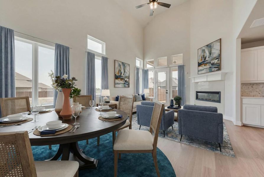 Furnished interior view inside a new home in Edgewater, Fate (Image 7).