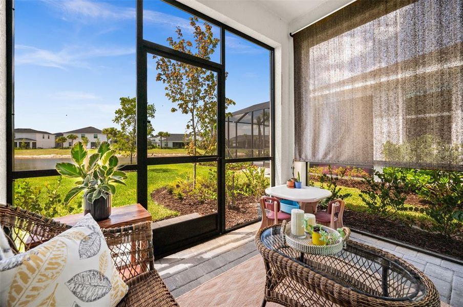 Exterior details and patio area of a home in Tuckers Cove, Punta Gorda (Image 28).