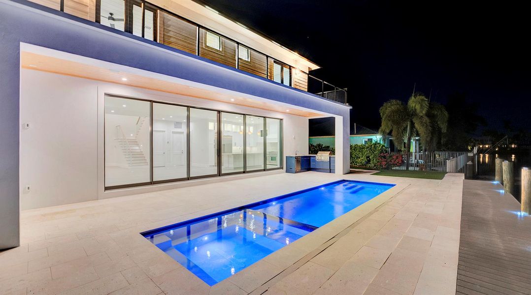 Exterior details and patio area of a home in , Delray Beach (Image 25).