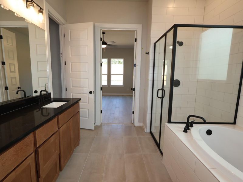 Furnished interior view inside a new home in Heritage, Dripping Springs (Image 3).