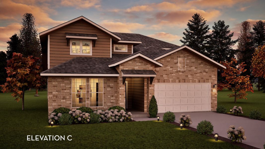 Representative exterior photo of a completed home built from the Yuma by CastleRock Communities in Aden Woods, Fairview, TN (Image 21).