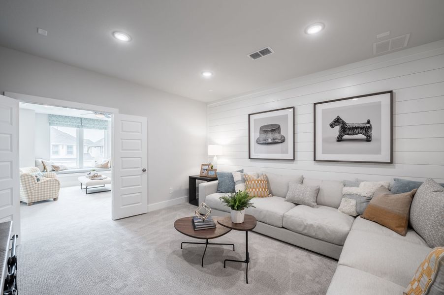 Representative furnished interior of a home built from the Tanager by Tri Pointe Homes in Clopton Farms, Montgomery (Image 12). Representative furnished interior of a home built from the Tanager by Tri Pointe Homes in Clopton Farms, Montgomery (Image 12).