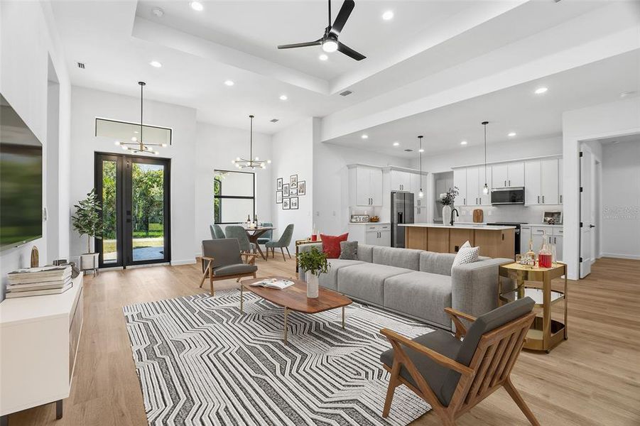 Furnished interior view inside a new home in , North Port (Image 10). Furnished interior view inside a new home in , North Port (Image 10).