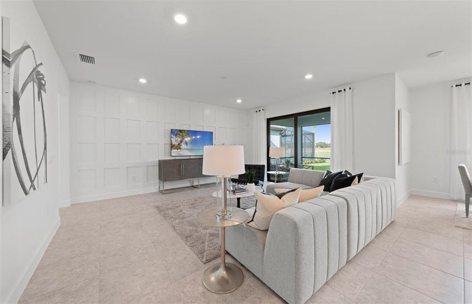 Furnished interior view inside a new home in , Bradenton (Image 11).