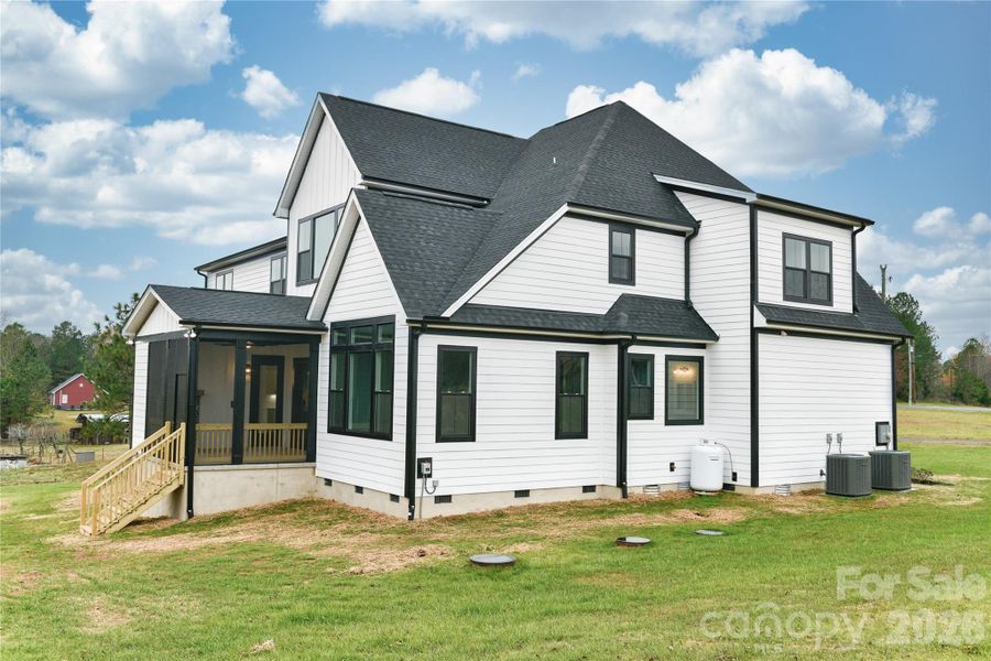Exterior details and patio area of a home in , Statesville (Image 4).