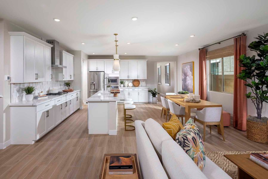 Representative furnished interior of a home built from the 3 by Risewell Homes in Aster at Union Park, Phoenix (Image 2). Representative furnished interior of a home built from the 3 by Risewell Homes in Aster at Union Park, Phoenix (Image 2).