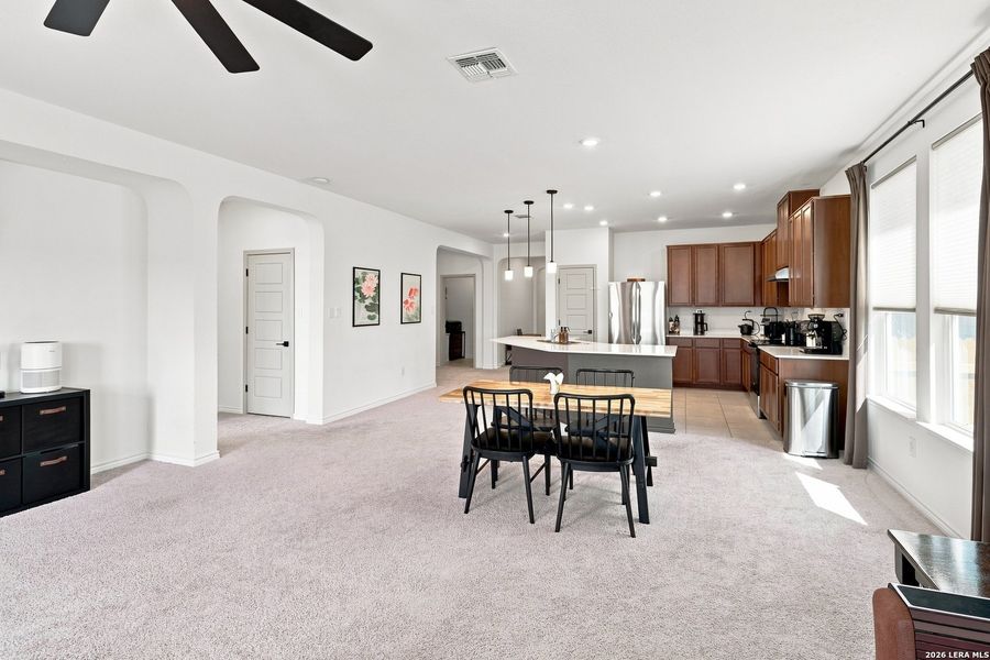 Furnished interior view inside a new home in , San Antonio (Image 7).