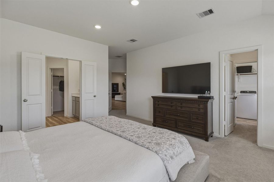 Furnished interior view inside a new home in Samara, League City (Image 8).