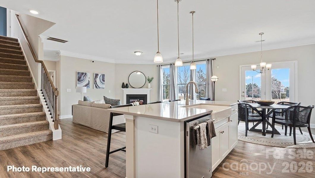 Furnished interior view inside a new home in , Troutman (Image 16). Furnished interior view inside a new home in , Troutman (Image 16).