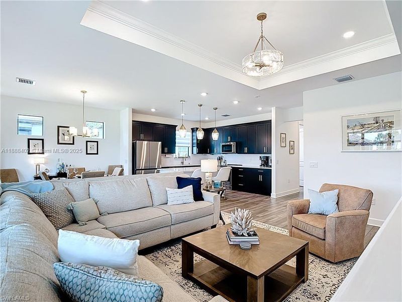 Furnished interior view inside a new home in , Ave Maria (Image 11). Furnished interior view inside a new home in , Ave Maria (Image 11).