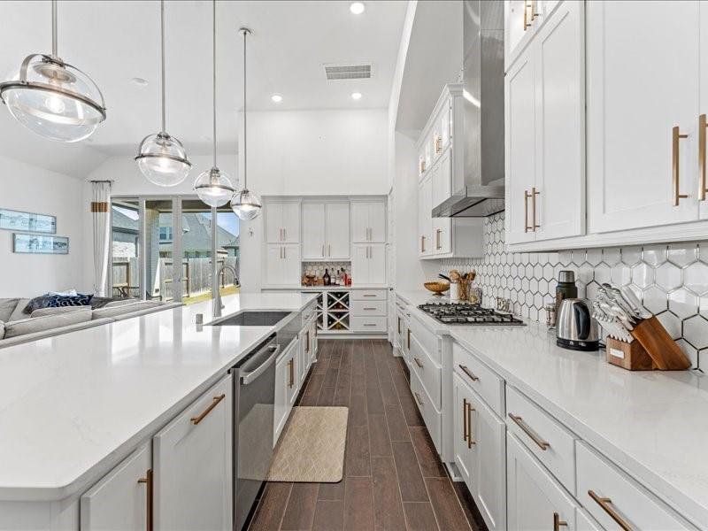 Convenient kitchen with ample storage and counter space Convenient kitchen with ample storage and counter space