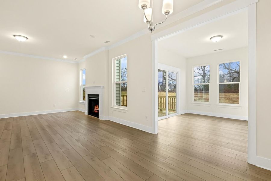 Spacious, unfurnished interior of a new home in Browning Mill, Wendell (Image 31).