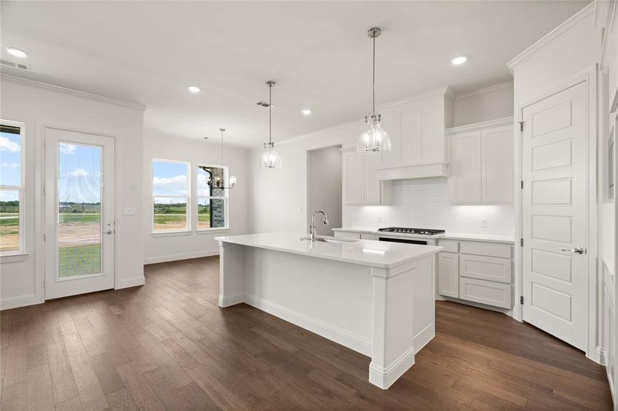 Furnished interior view inside a new home in , Decatur (Image 5).