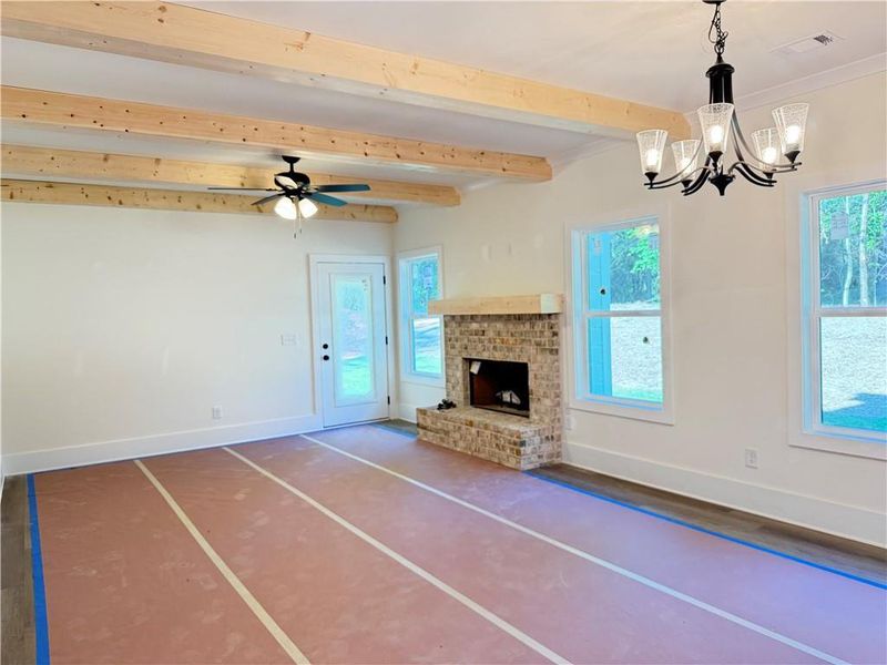 In-progress construction of a new home in , Jefferson, GA (Image 22).