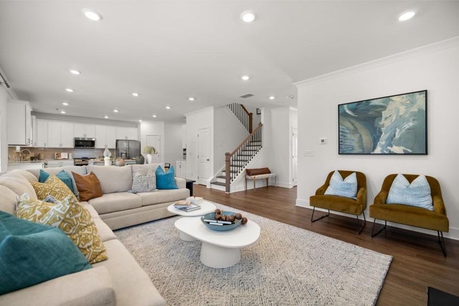 Furnished interior view inside a new home in Willow Creek, Watkinsville (Image 15).