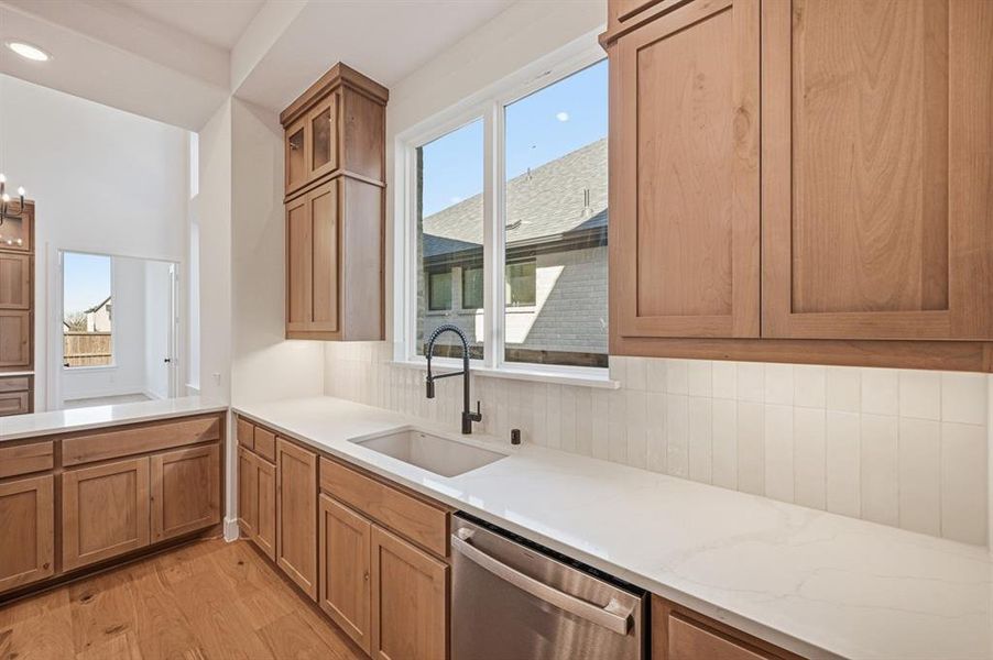 Furnished interior view inside a new home in Sandbrock Ranch: 70ft. lots, Aubrey (Image 5).
