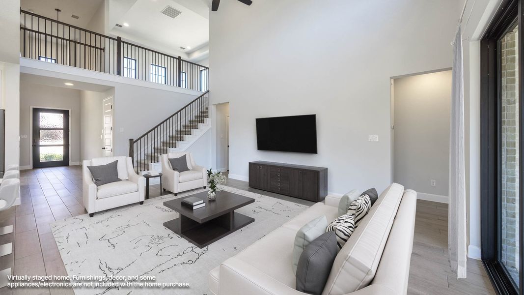 Furnished interior view inside a new home in Parkside on the River, Georgetown (Image 6). Furnished interior view inside a new home in Parkside on the River, Georgetown (Image 6).